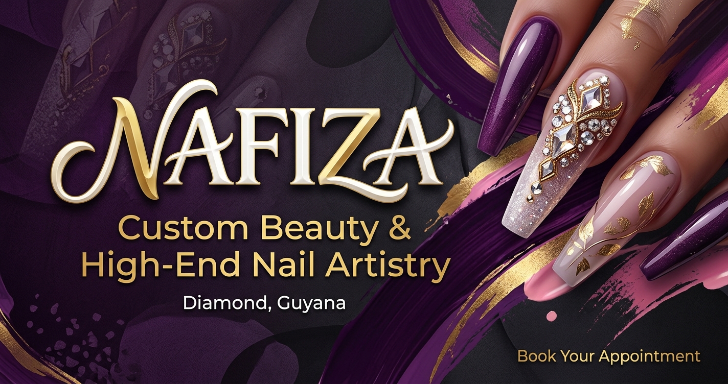 Nafiza — Custom Beauty &amp; High-End Nail Artistry | Diamond, Guyana